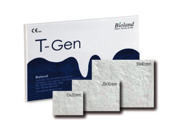 Мембрана колагенова T-GEN 30*40 KOREA T-Gen 30*40 фото