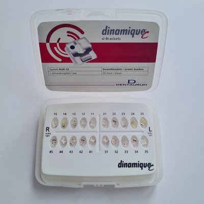 Брекеты керамические самолигирующие Dentaurum DINAMIQUE С DINAMIQUE С фото