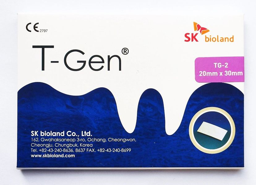 Мембрана колагенова T-GEN 20*30 KOREA T-Gen 20*30 фото