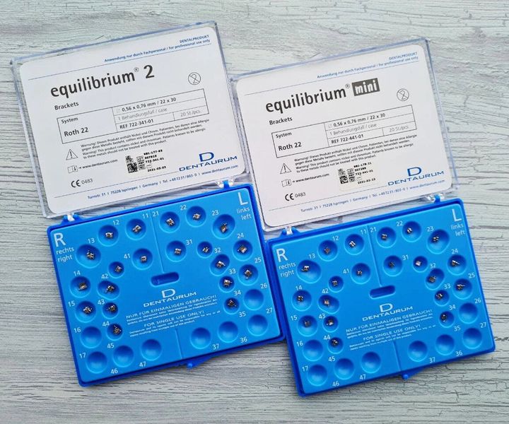 Брекети металеві Equilibrium 2 Dentaurum ROTH 18 Equilibrium 2 фото